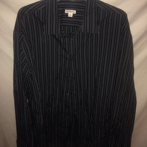 casual mens button down long sleeve shirt xxl